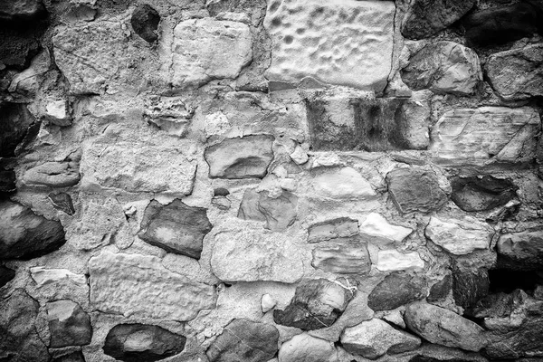 粗さと質感を持つ石壁の詳細 — ストック写真