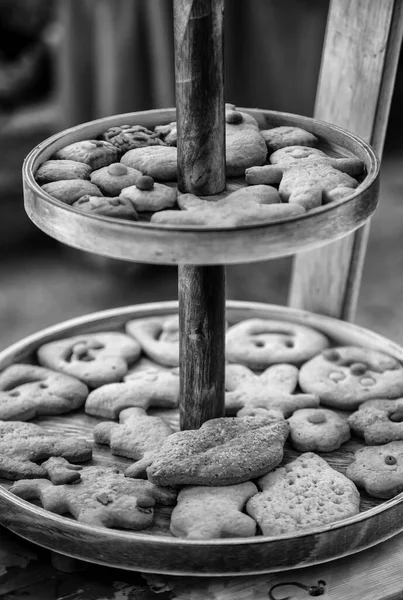 Galletas Caseras Con Formas Dulce Detalle Postre Celebración — Foto de Stock