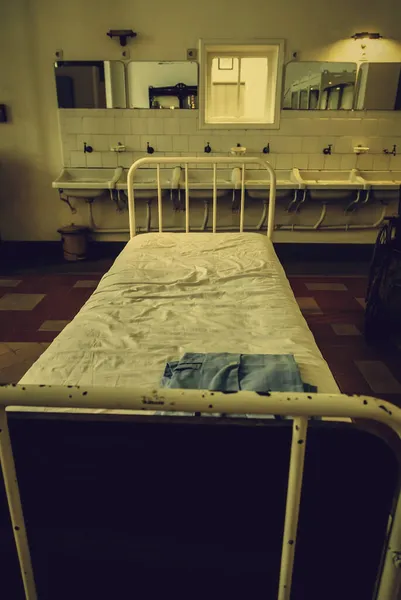 Old Hospital Beds Detail Old Hospital Patients — Stock Photo, Image