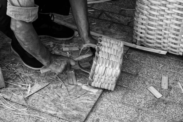 Detail Traditional Crafts Wicker Old Trade — ストック写真