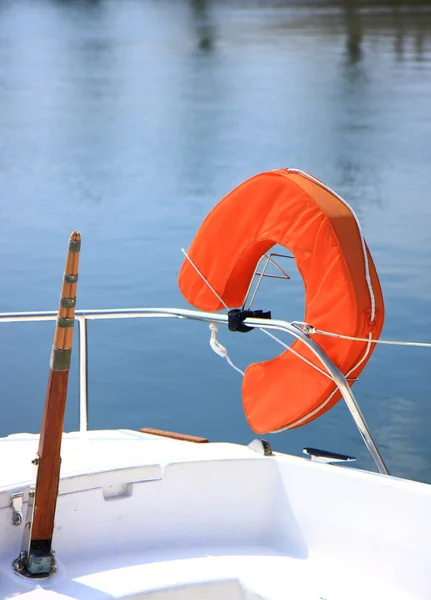 Orange lifebelt — Stock Photo, Image