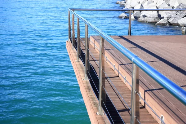 Proyección en el muelle — Foto de Stock