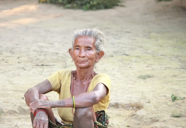 Tatoos ile granmother — Stok fotoğraf