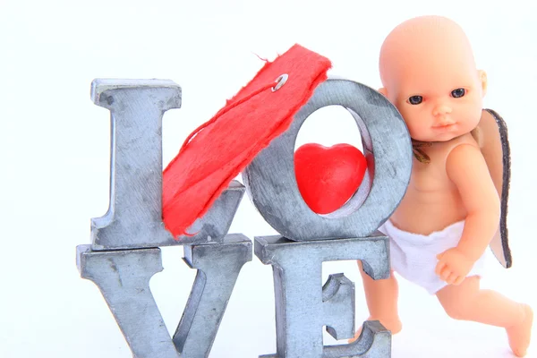 Little San Valentine with love — Stock Photo, Image