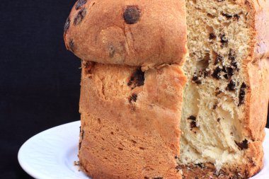 panettone plaka üzerinde