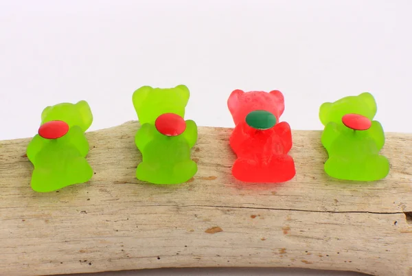 Ursos coloridos — Fotografia de Stock
