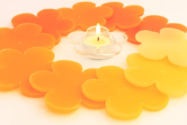 Flower of candles — Stock Photo, Image
