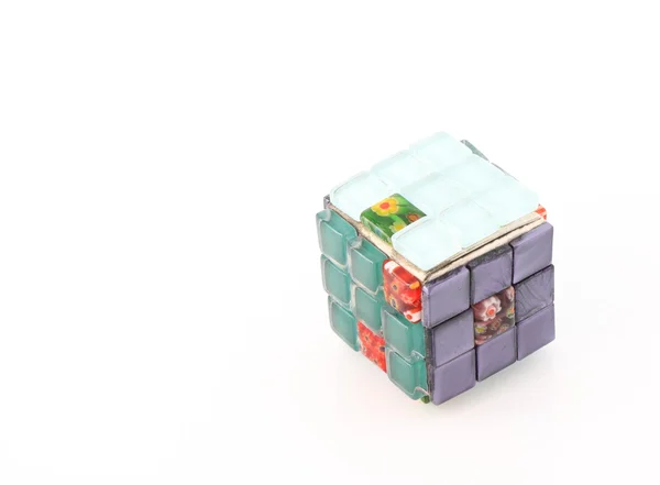 Симпатичный куб — стоковое фото