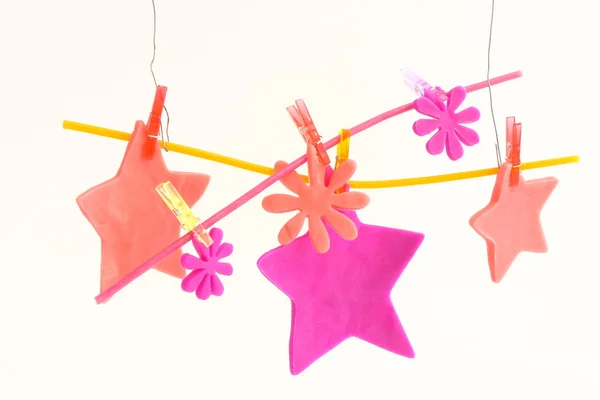 Pink stars — Stock Photo, Image