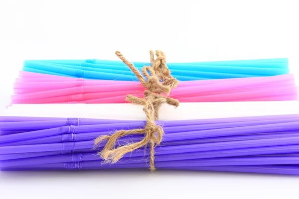 Straws laying — Stock Photo, Image