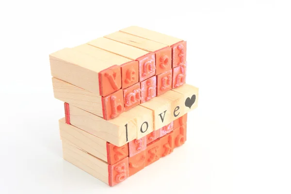 Cube of stamps — Stock Photo, Image