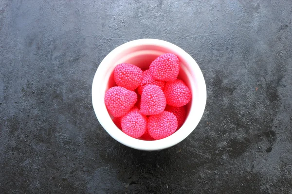 Red jellybeans — Stock Photo, Image