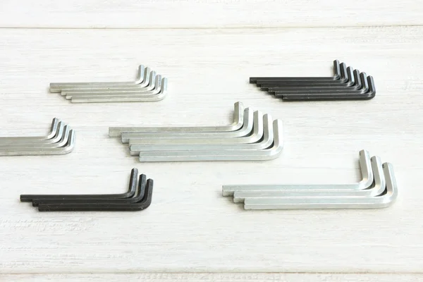 Keys on a line — Stock Photo, Image