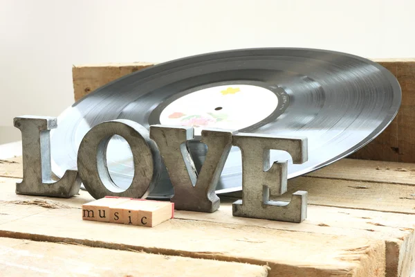 Love & record — Stock Photo, Image