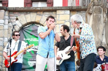 Blues Band in Hondarribia Blues Festival clipart