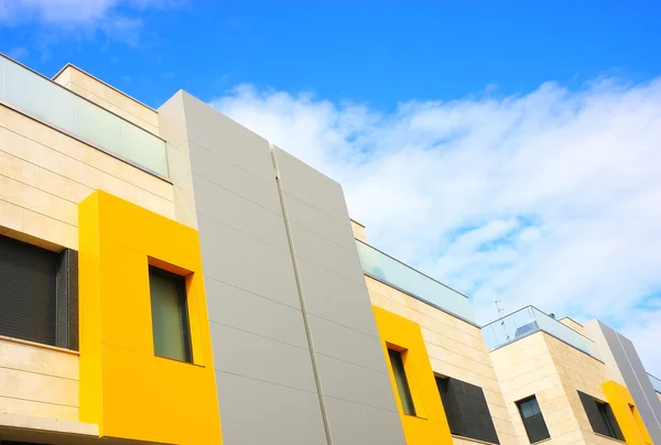 New yellow houses — Stock Photo, Image