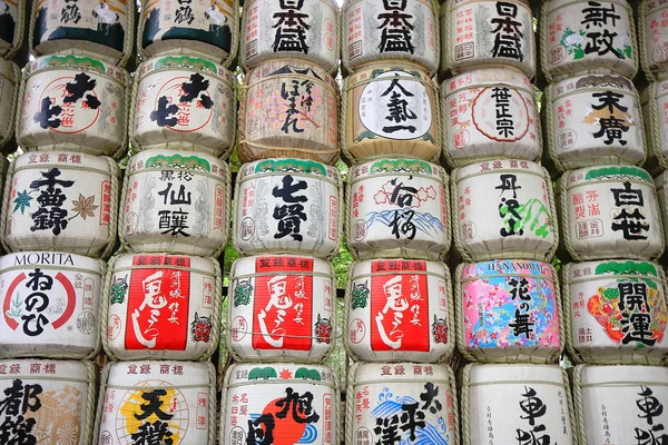 Barriles de sake — Foto de Stock