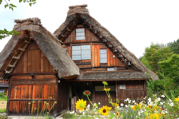 Gasshozukuri huizen in shirakawa-go — Stockfoto