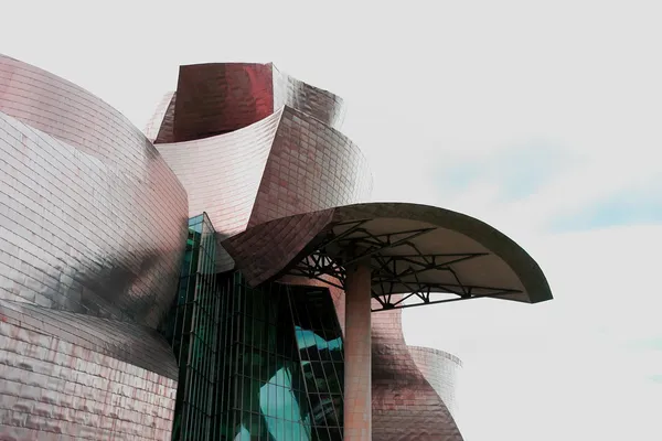 Guggenheim museum in color — Stock Photo, Image