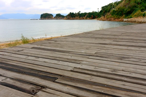 Pista na costa-Japão — Fotografia de Stock