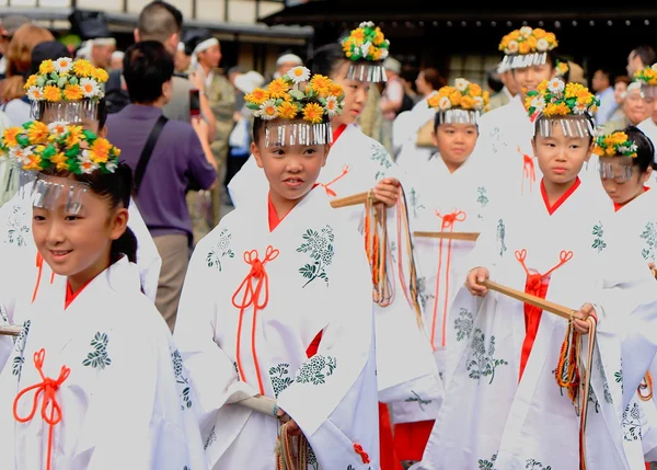 女の子 intakayama 祭 — ストック写真
