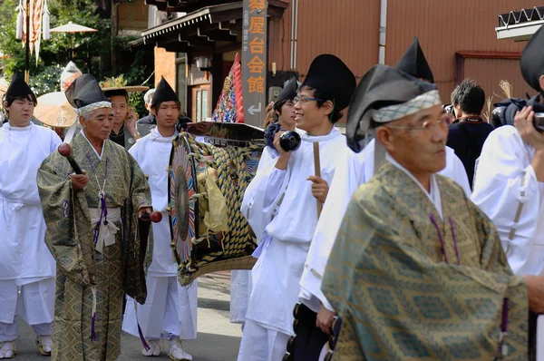 秋の高山祭 — ストック写真