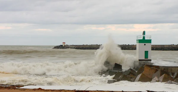 Breakwater - France — Stock Photo, Image