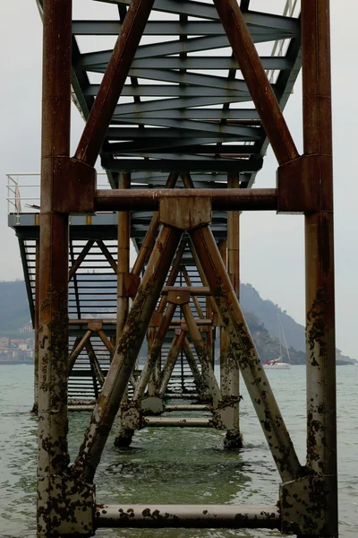 Muelle de Donostia después de oleada —  Fotos de Stock