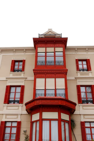 Červený dům portugalete — Stock fotografie