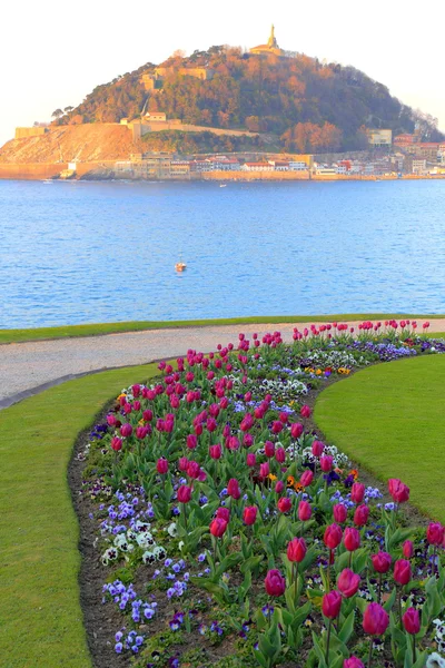 Primavera em Donostia-Europe — Fotografia de Stock