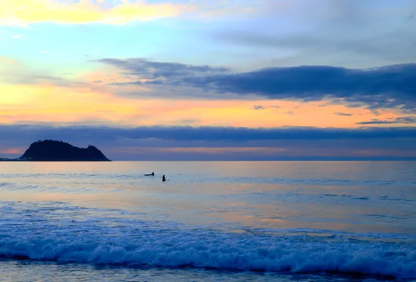 Zarautz por la noche — Foto de Stock