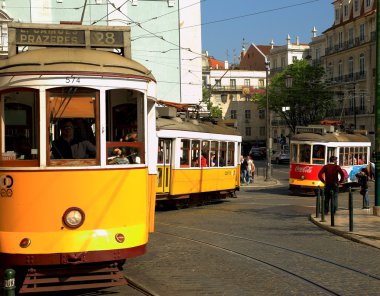 Lizbon antika tramvay