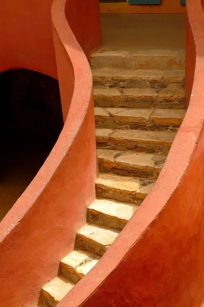 Escaleras-Goree-Senegal — Foto de Stock