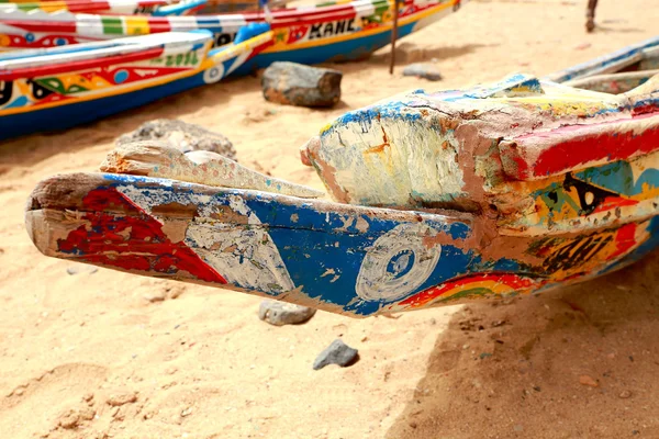 Barcos coloristas-Goree — Fotografia de Stock