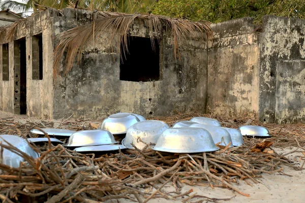 Saucepans-Senegal — Stock Photo, Image
