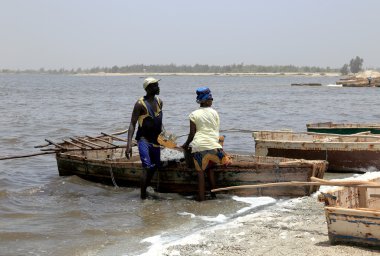 pembe lake-dakar, balıkçılık