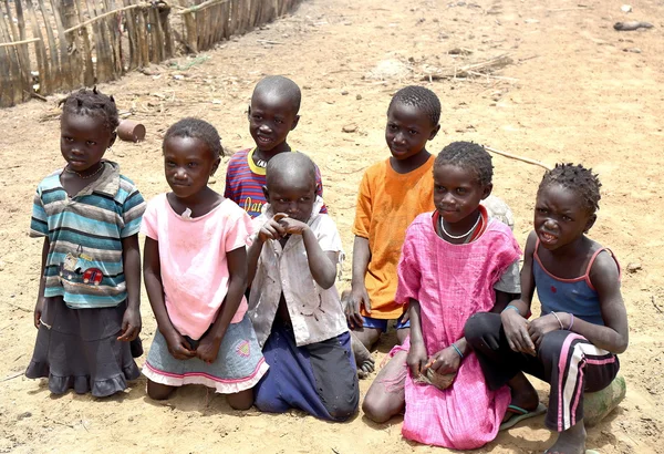 Gruppo dei bambini-Senegal Immagini Stock Royalty Free
