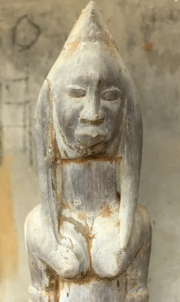 Escultura de madera-Senegal — Foto de Stock