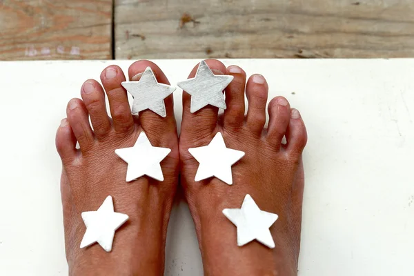 Nogi i gwiazdy Zdjęcie Stockowe