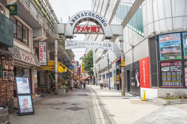 Distrito de Ameyayokocho en Tokio, Japón —  Fotos de Stock