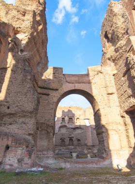 Roma, İtalya caracalla hamamları