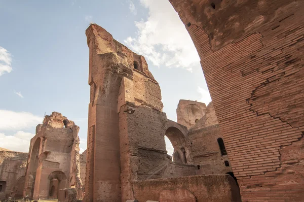 Banhos de Caracalla em Roma, Itália — Fotografia de Stock