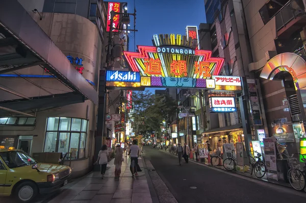 Dotonbori στην Οσάκα, Ιαπωνία — Φωτογραφία Αρχείου