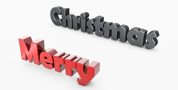 3D Merry Christmas — Stock Photo, Image