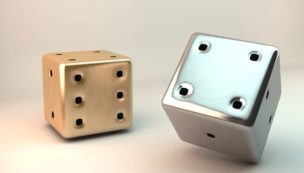 3D dice — Stock Photo, Image