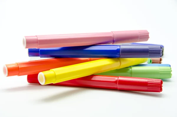 色付きのペン — ストック写真