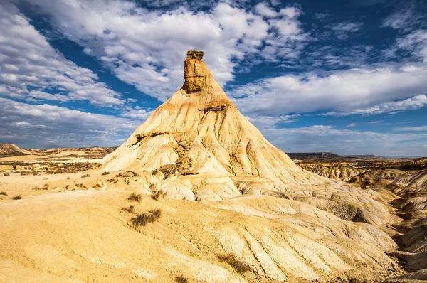 Öken av bardenas reales i Navarra — Stockfoto