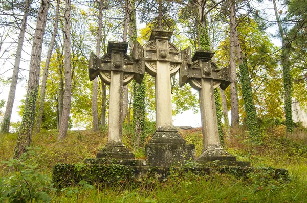 Stone Celtic crosses — Stock Photo, Image