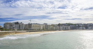 San sebastian beach, İspanya