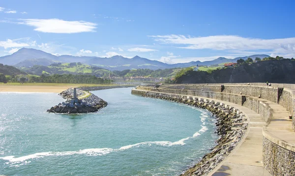 Zumaia in euskadi, spanien — Stockfoto